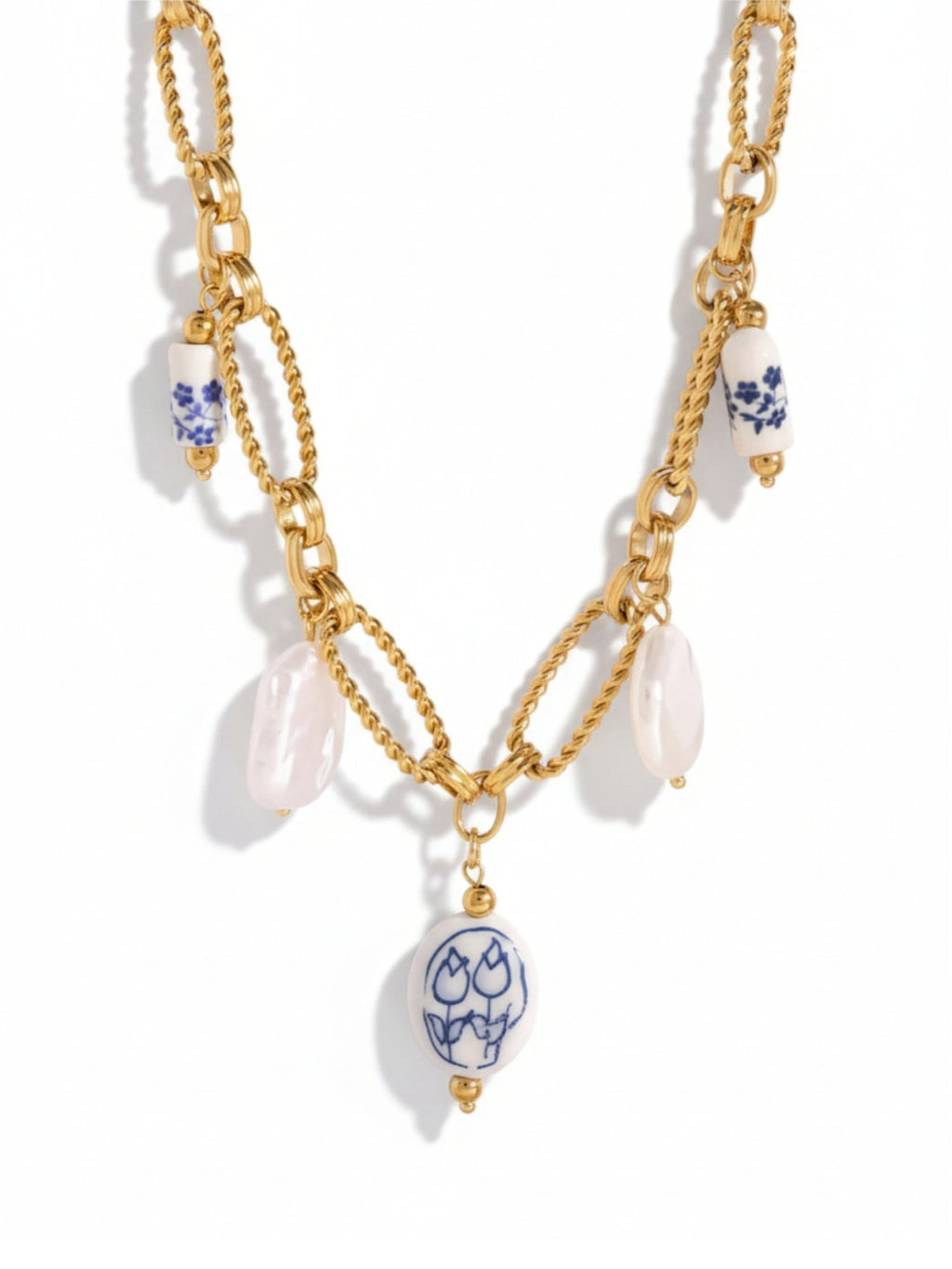 Ceramic Charms Ocean Necklace