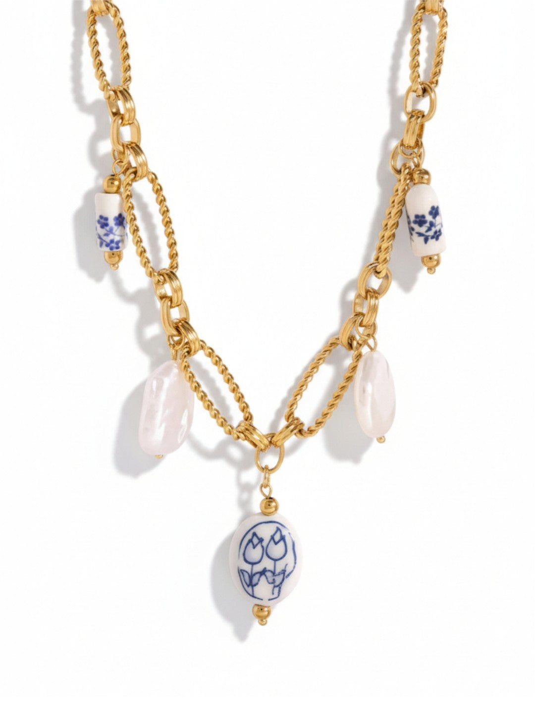 Ceramic Charms Ocean Necklace