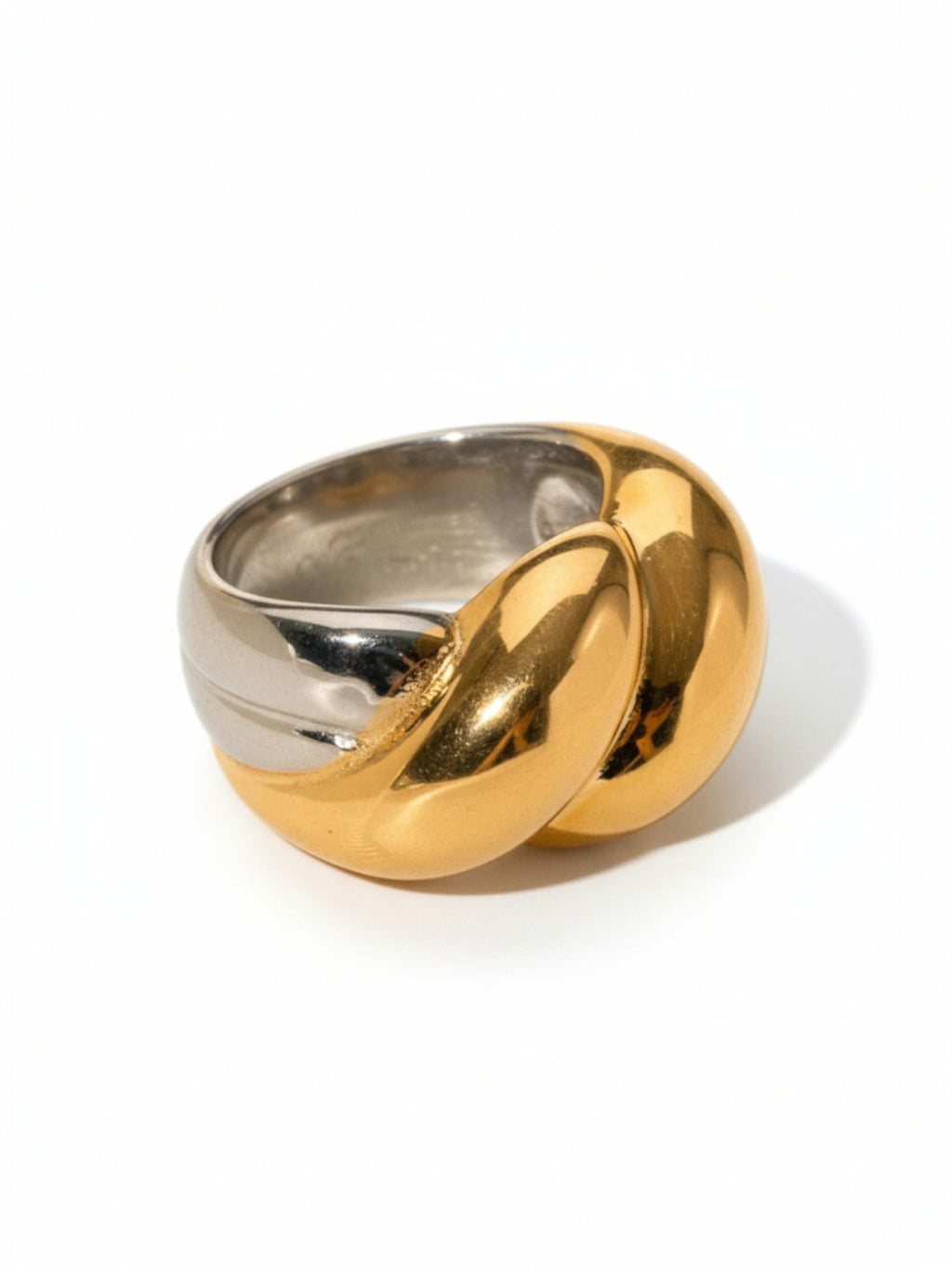 Croissant Bump Screw Finger Ring