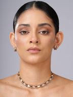 Ruby Polki Line Necklace