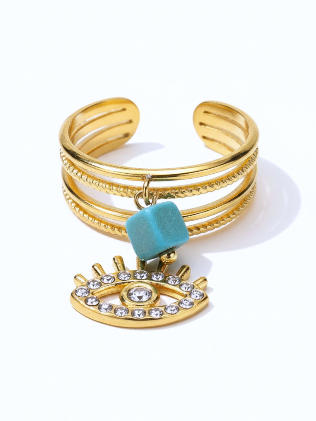 Devil Eye Charm Ring