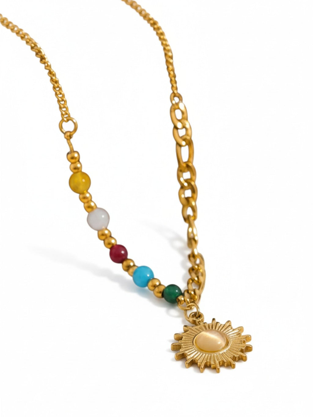 Sun Pendant France Necklace