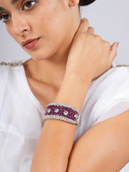 Wavy Ruby Bracelet