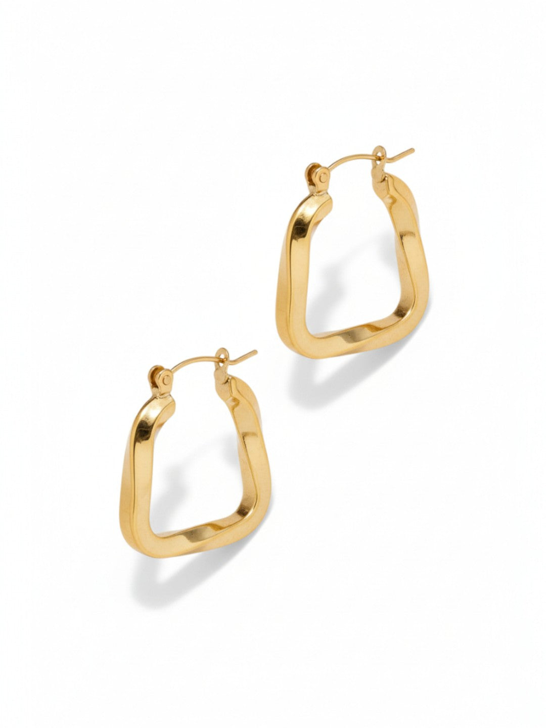 18K Gold Plated Statement Hoops