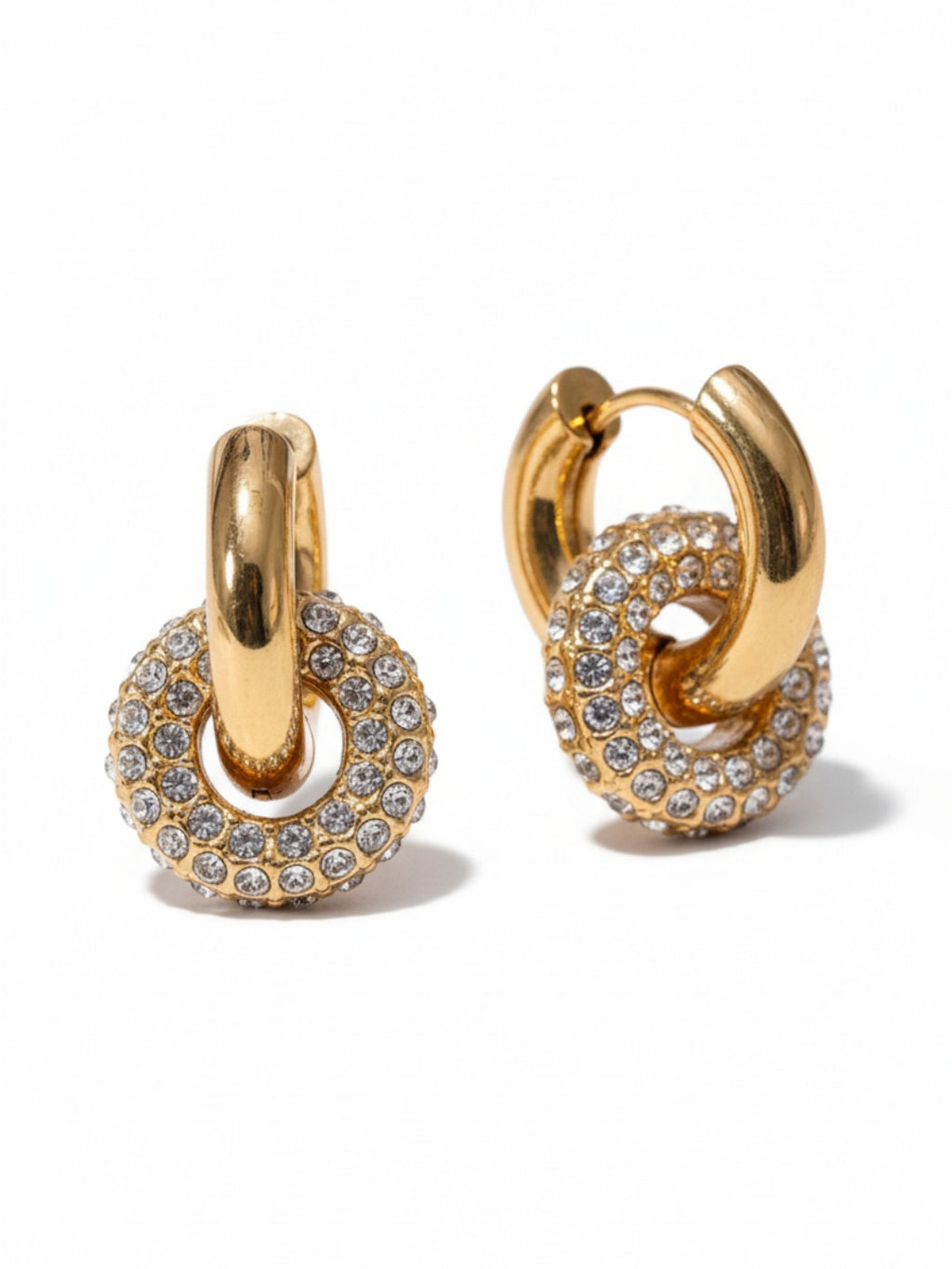 Delicate Shiny Cubic Zirconia Earrings