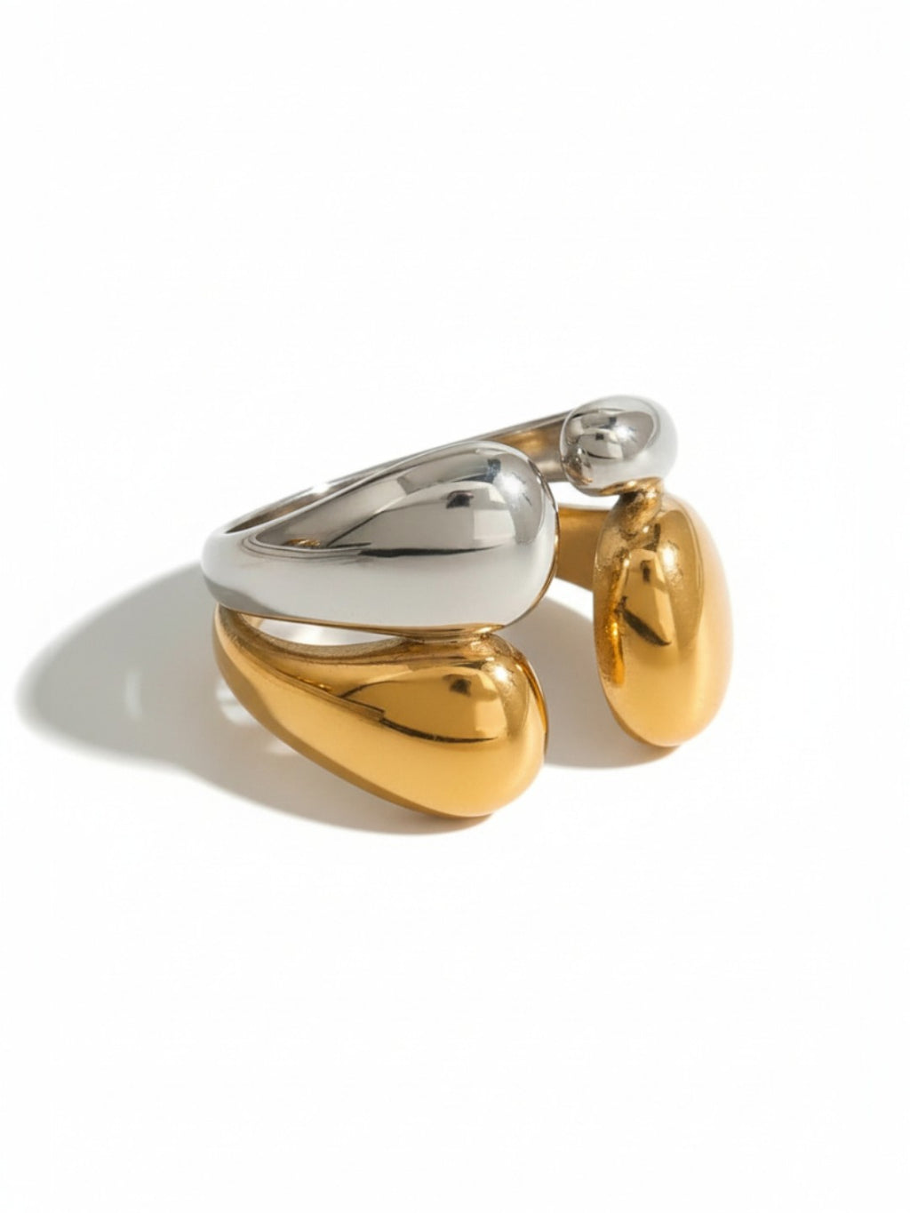 Dual Tone Cross-Border Ring