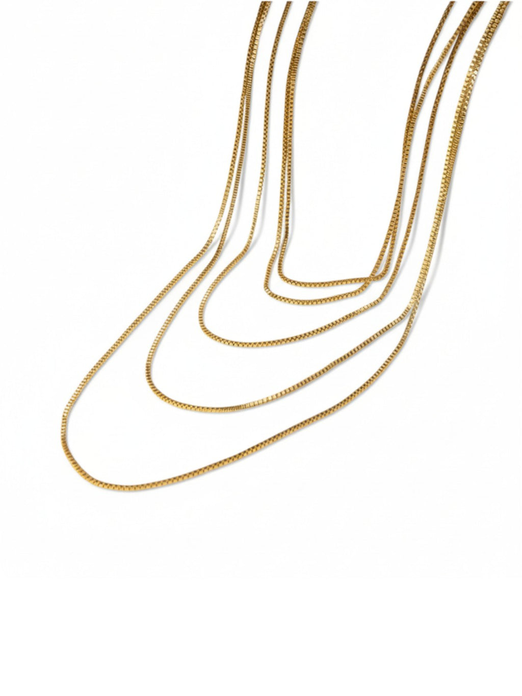 Multi-layer Box Chain Necklace