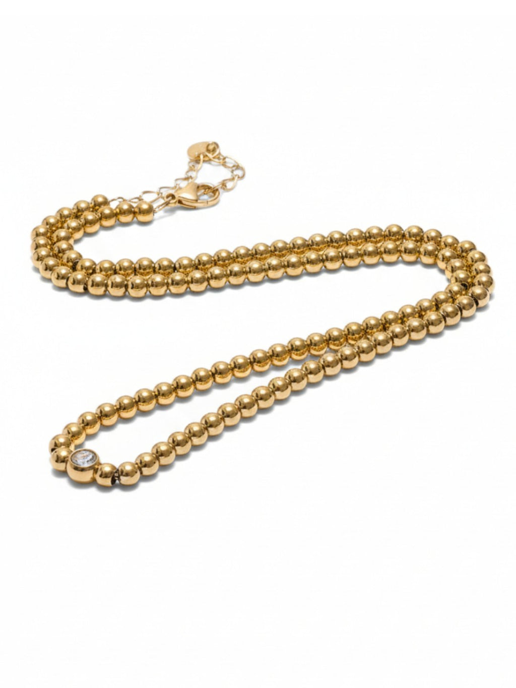 Round Beads Chain Handmade Necklace