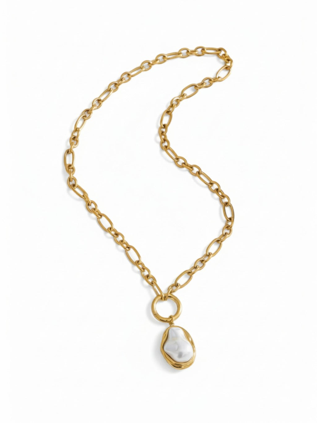 Baroque Pearl Pendant Necklace