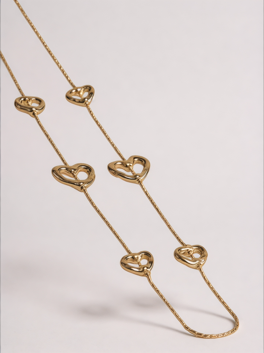 Heart Love Long Temperament Chest Chain