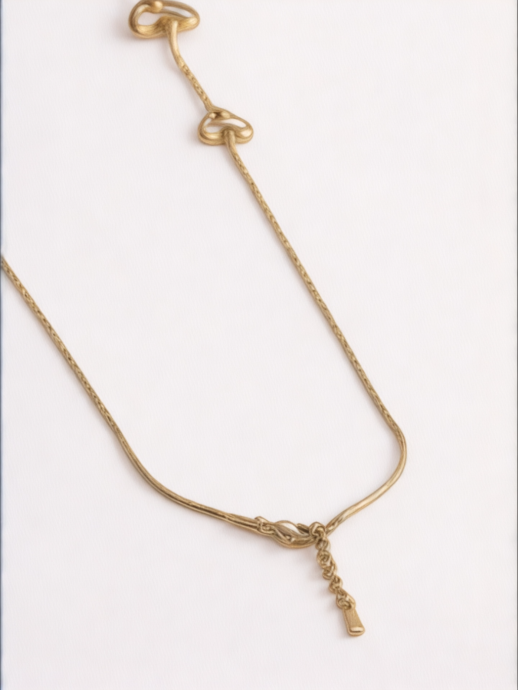 Heart Love Long Temperament Chest Chain