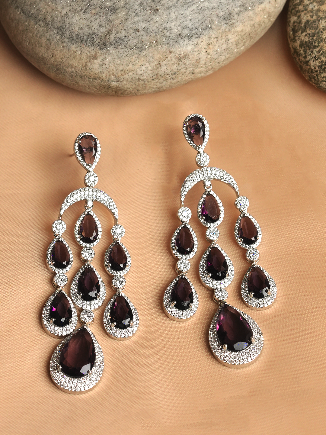 Long Heavy AD Earrings