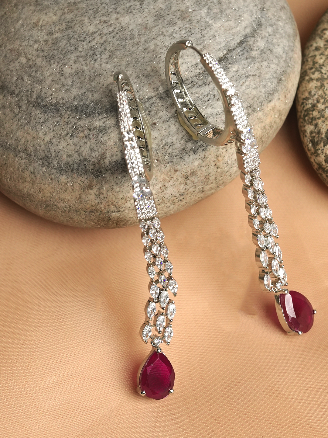Long Drop AD Earrings