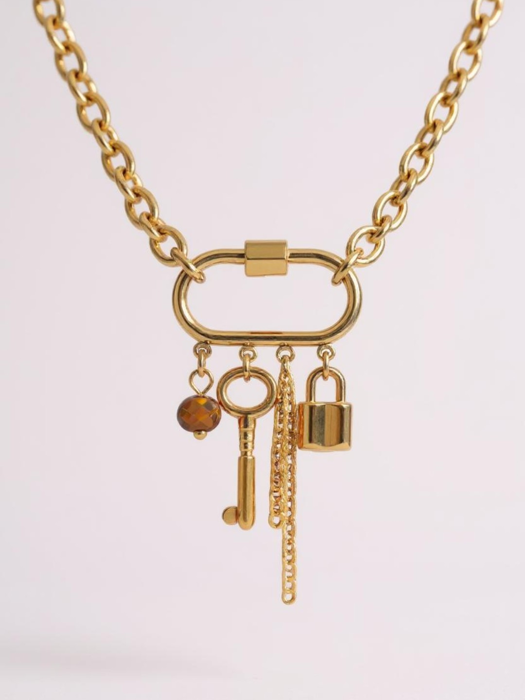 Metal Drop Necklace