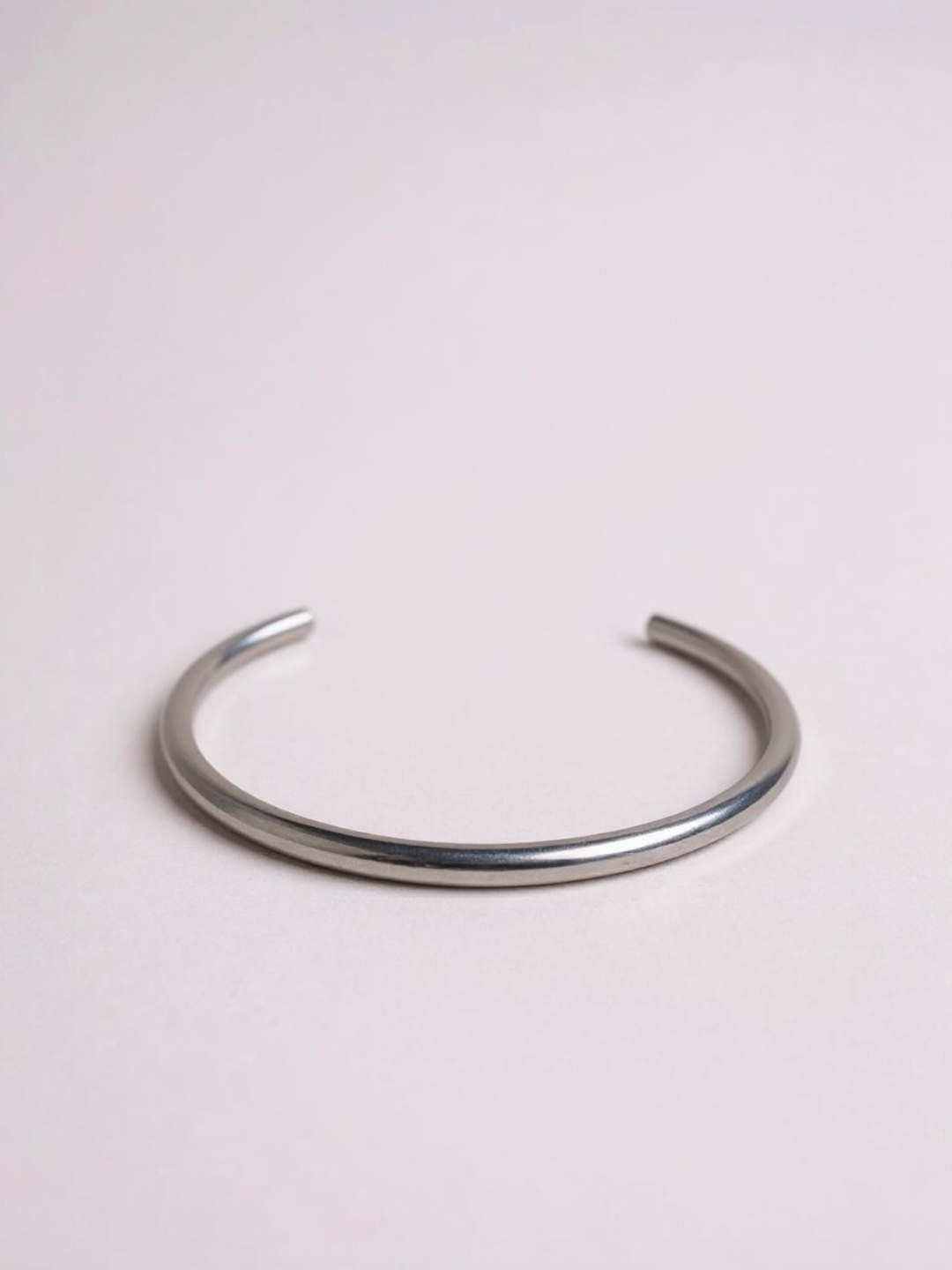 Silver Open Choker Necklace