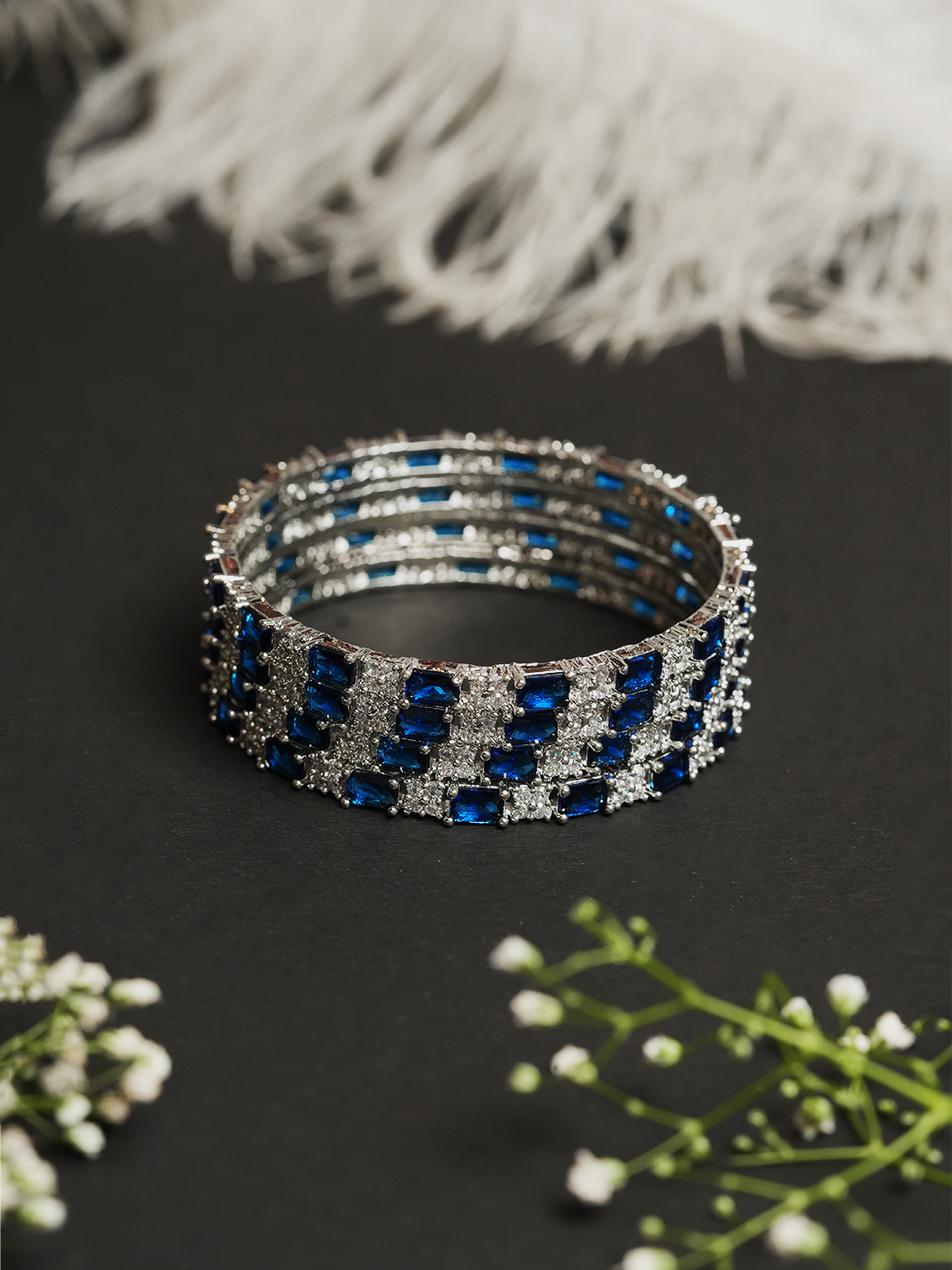 Blue AD Bangles
