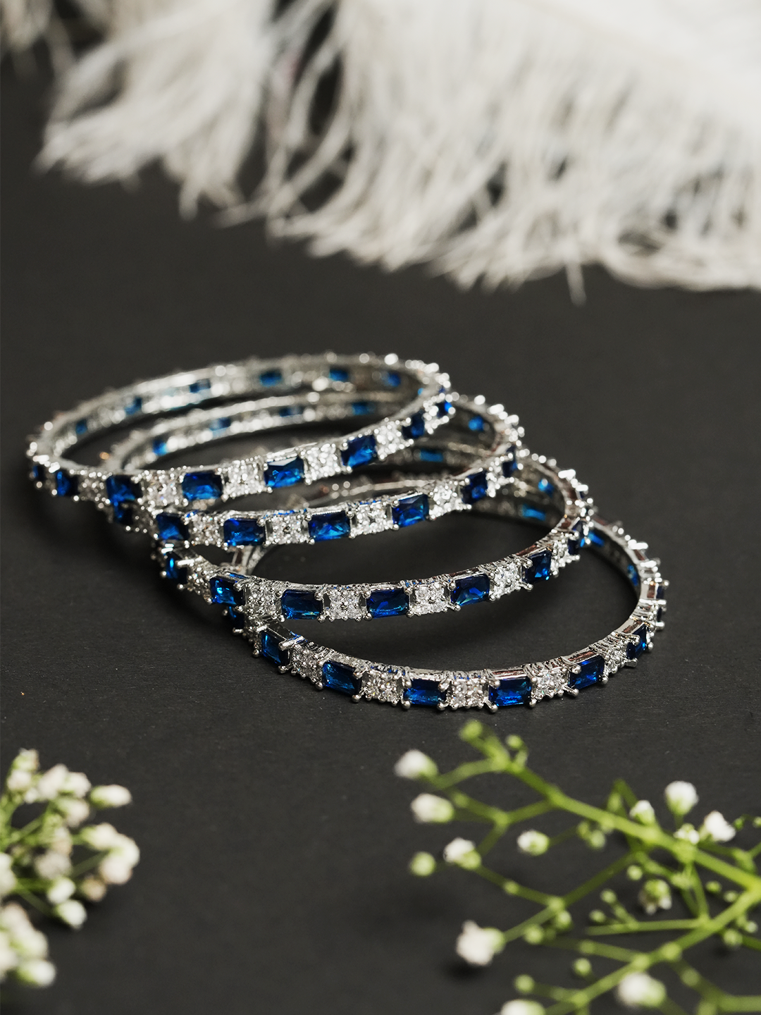 Blue AD Bangles