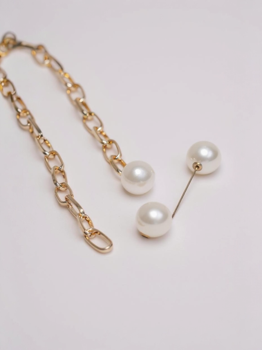 Water Droplet Pearl Necklace