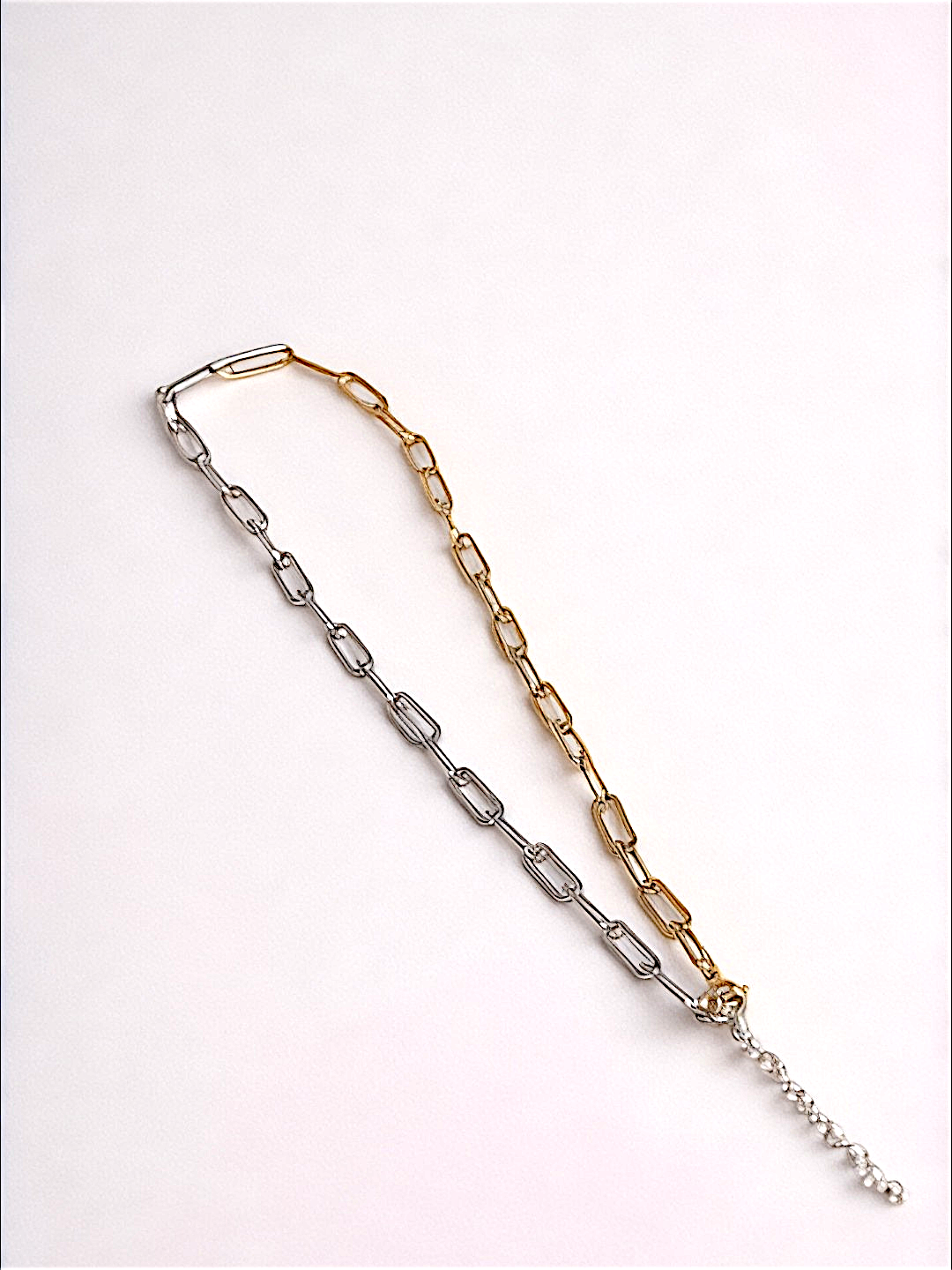 Dual Tone Paperclip Chain