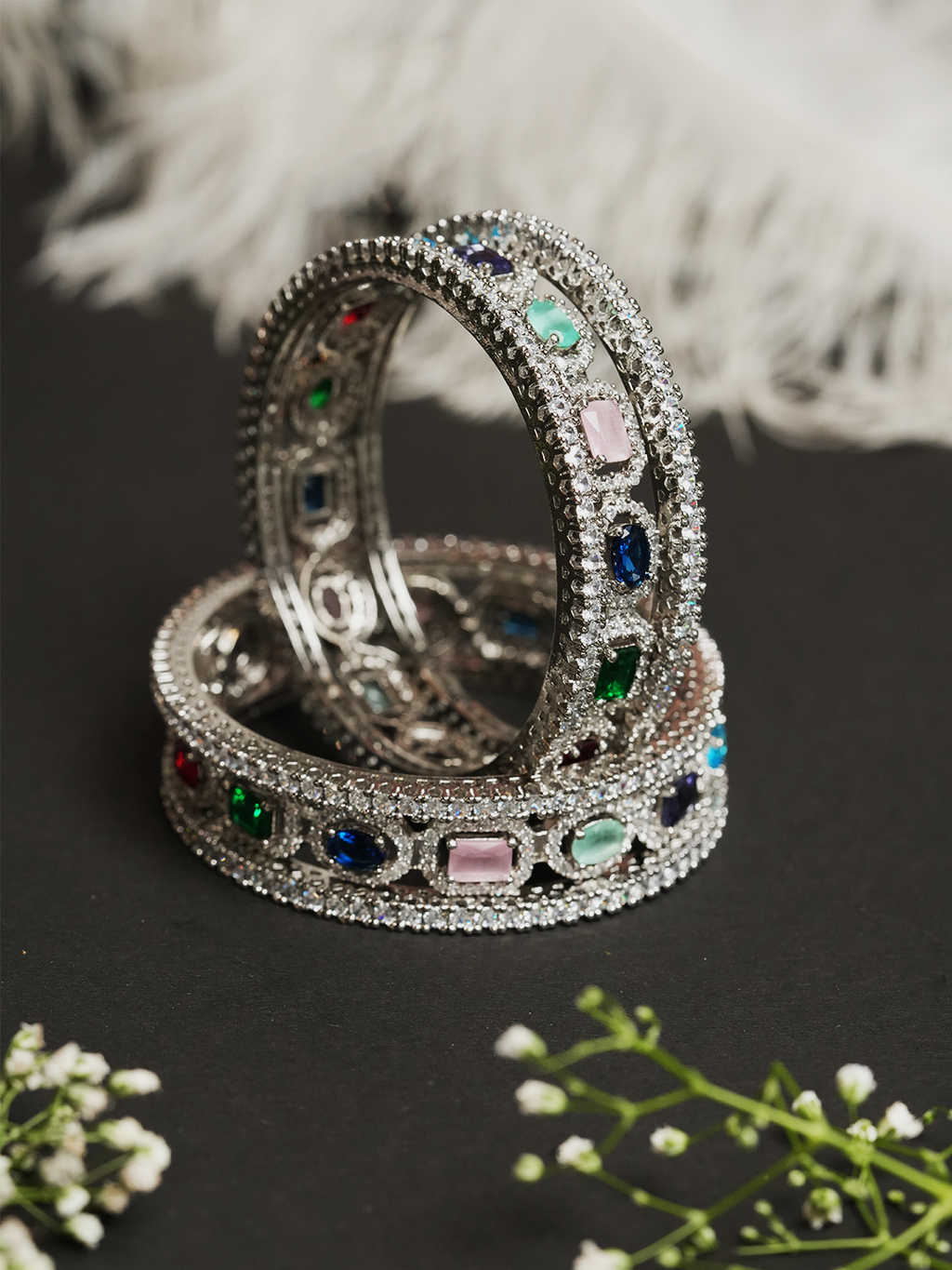 Designer AD Multicolor Bangles