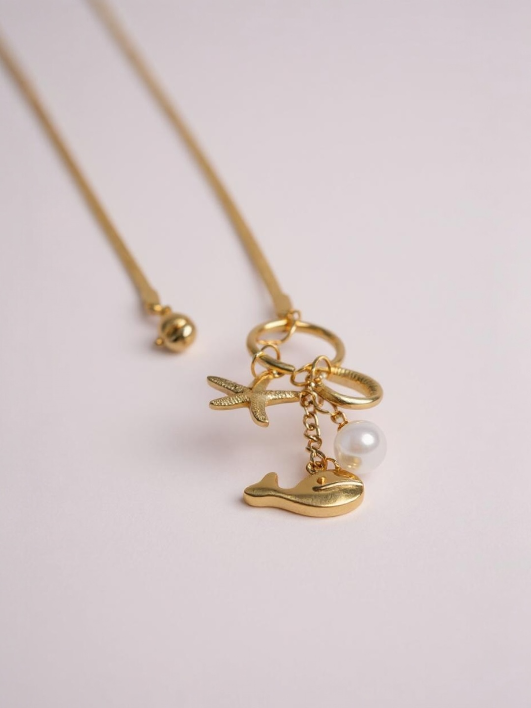 Classic Gold Shell Conch Necklace