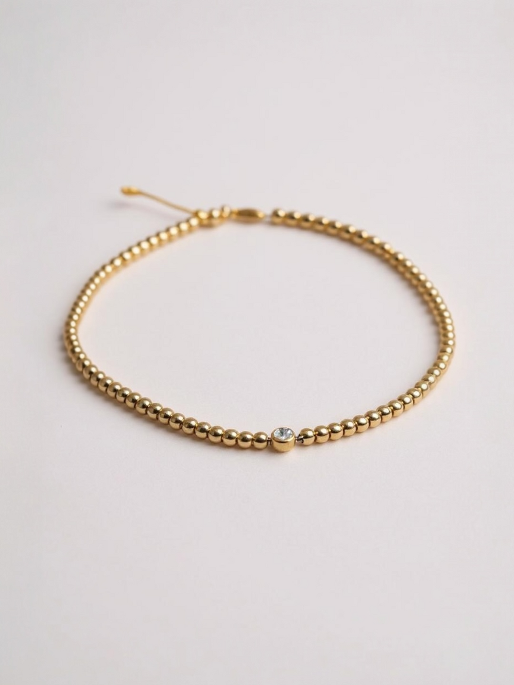 Round Beads Chain Handmade Necklace