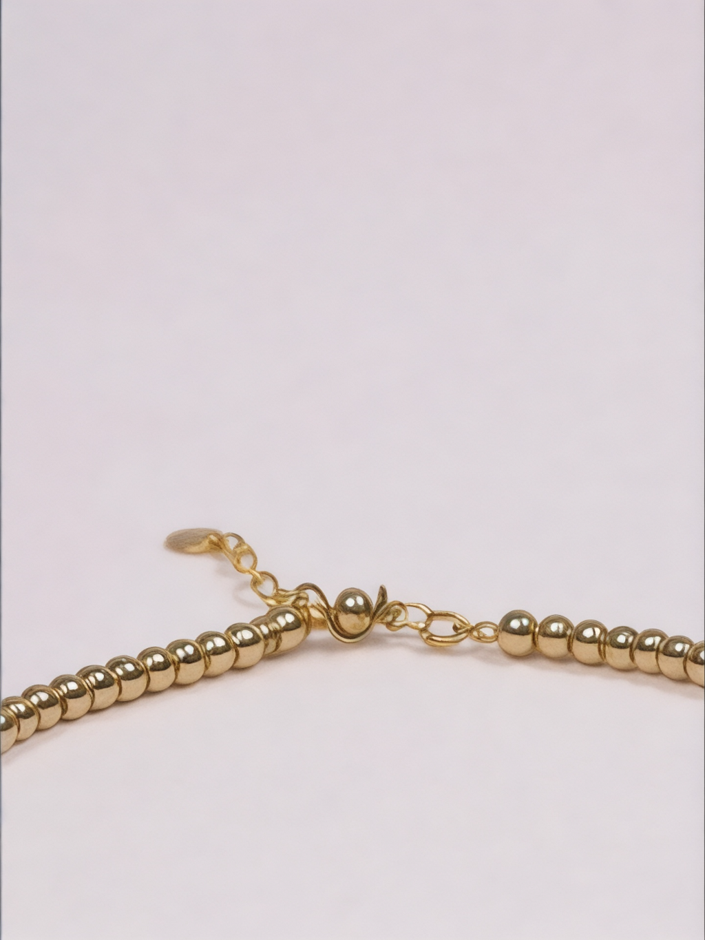 Round Beads Chain Handmade Necklace