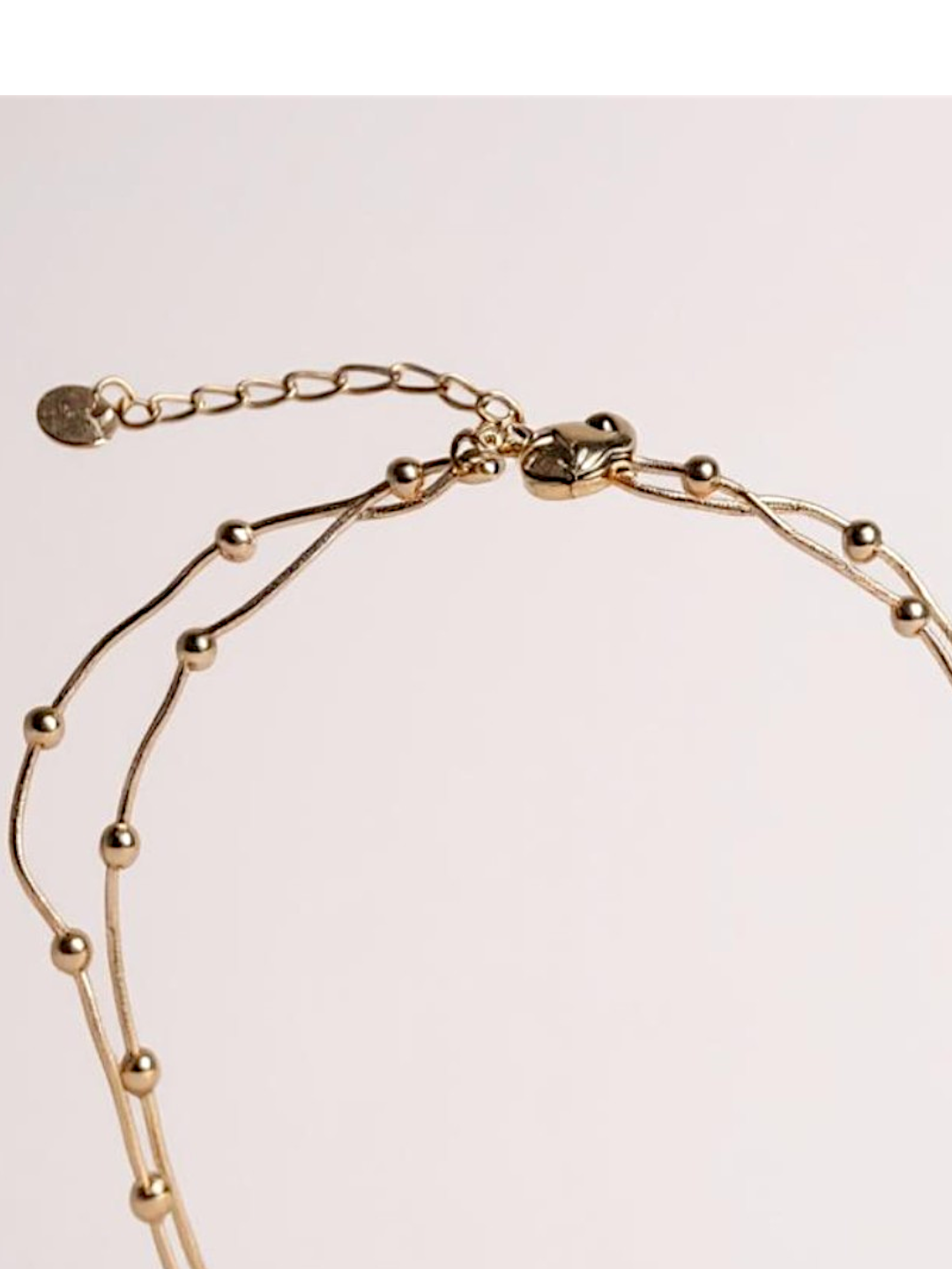 Round Beads Chain Pendant Necklace