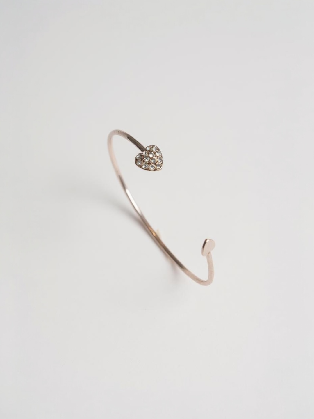Open Adjustable Double Heart-Shape Bracelet