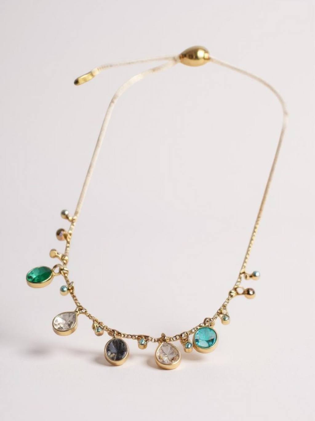 Colorful Cubic Zirconia Necklace