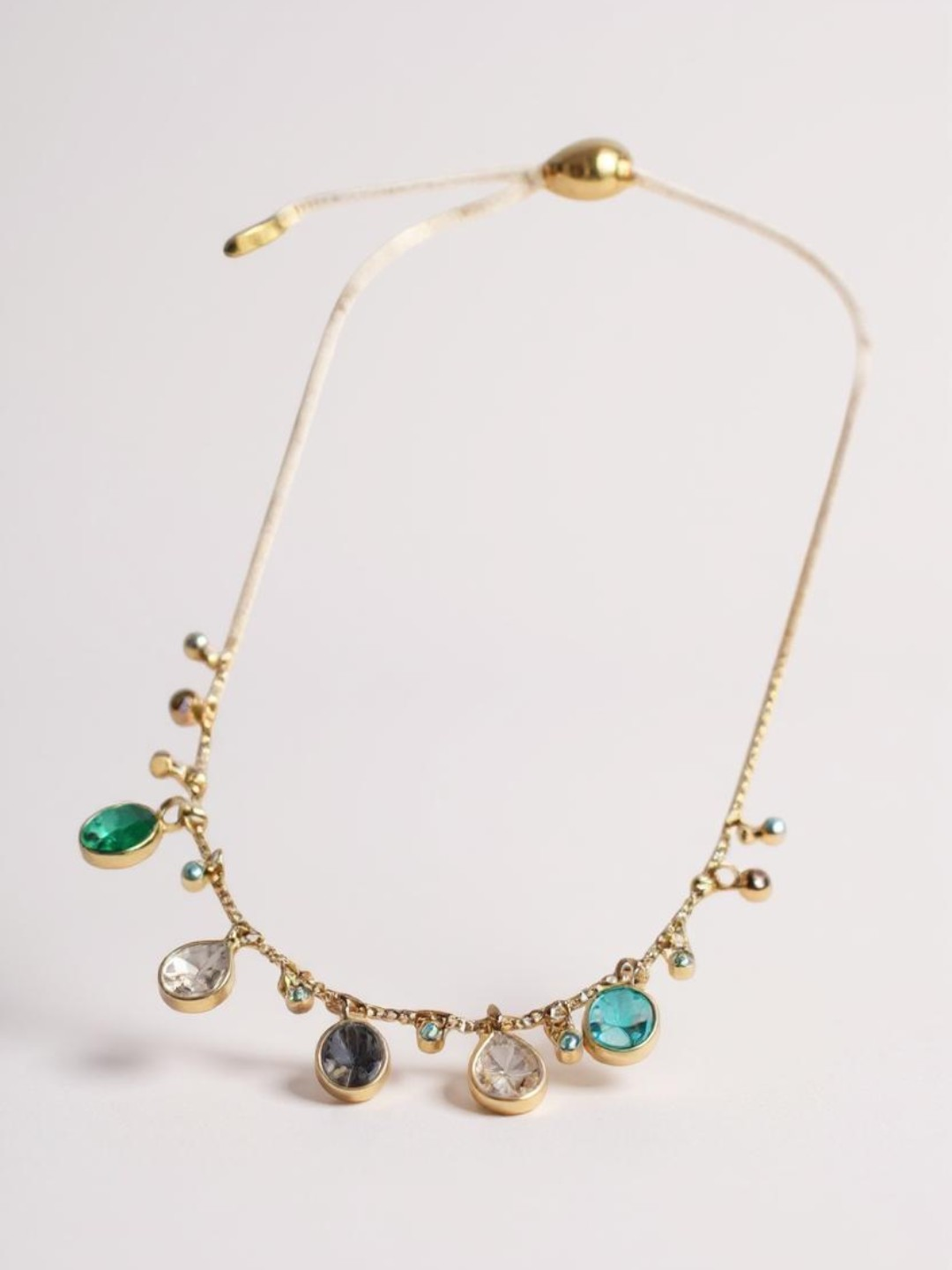 Colorful Cubic Zirconia Necklace