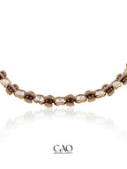 Ruby Polki Line Necklace