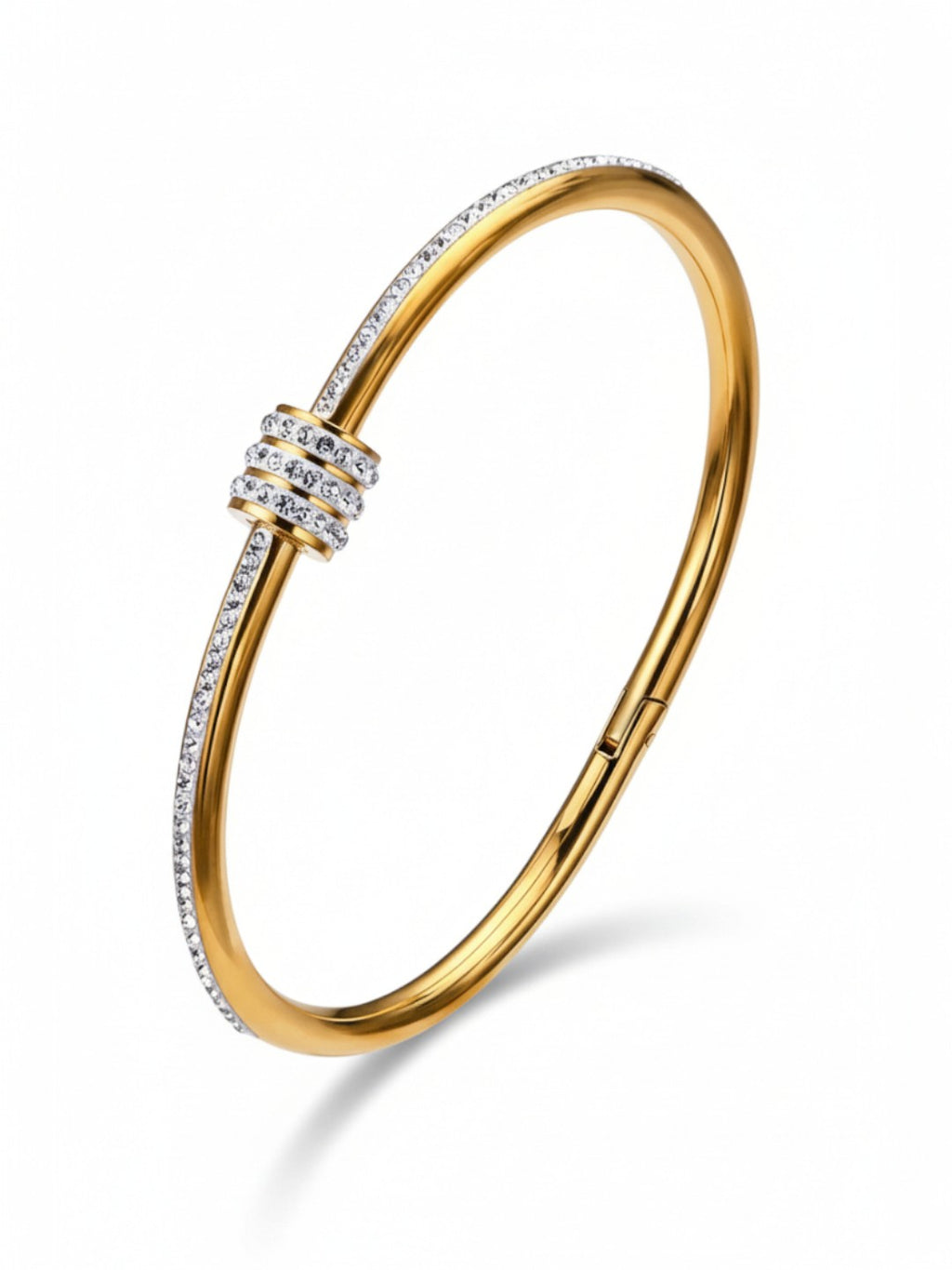 Titanium Zircon Bangle