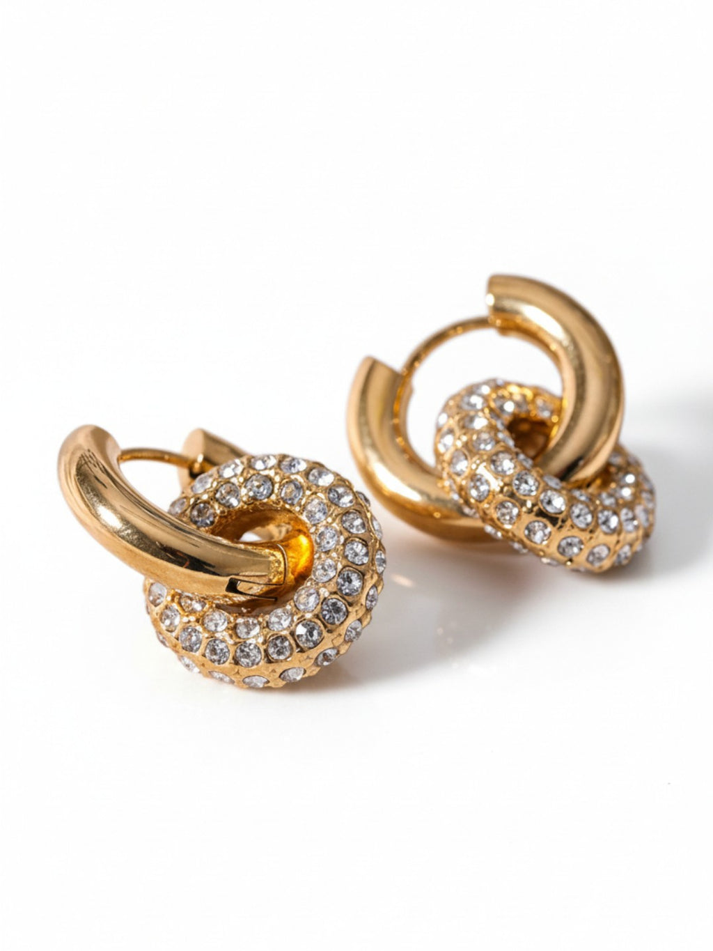 Delicate Shiny Cubic Zirconia Earrings