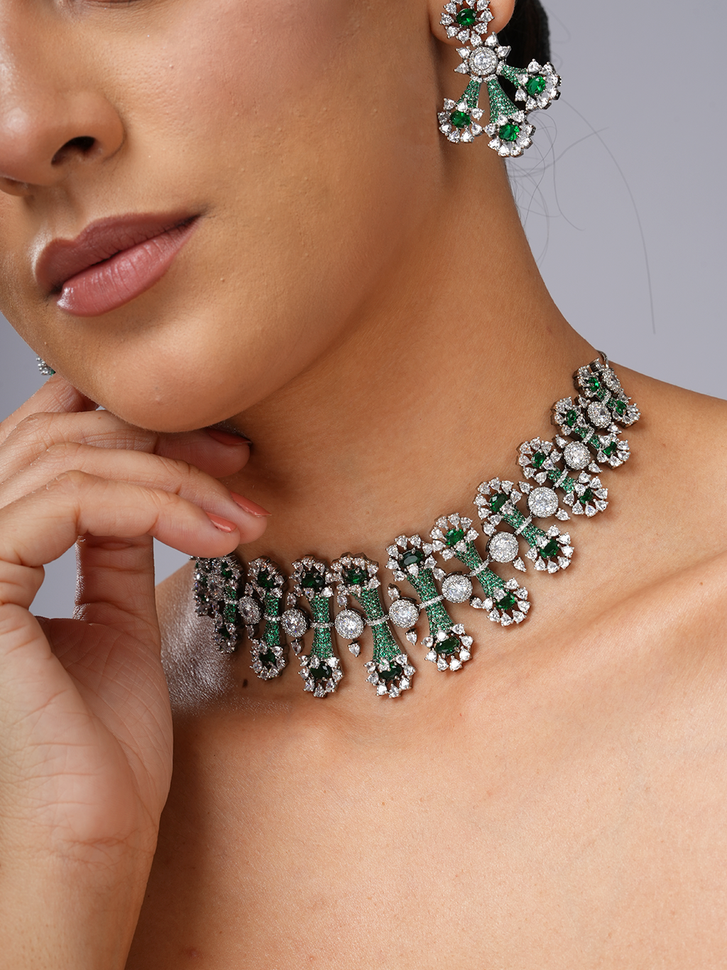 Emerald Cascade Necklace