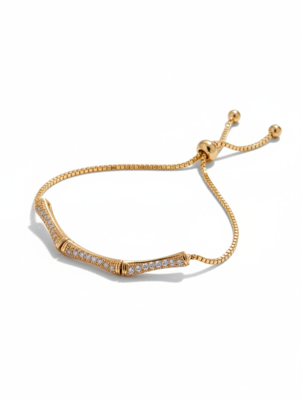 Atmospheric Golden Bamboo Bracelet