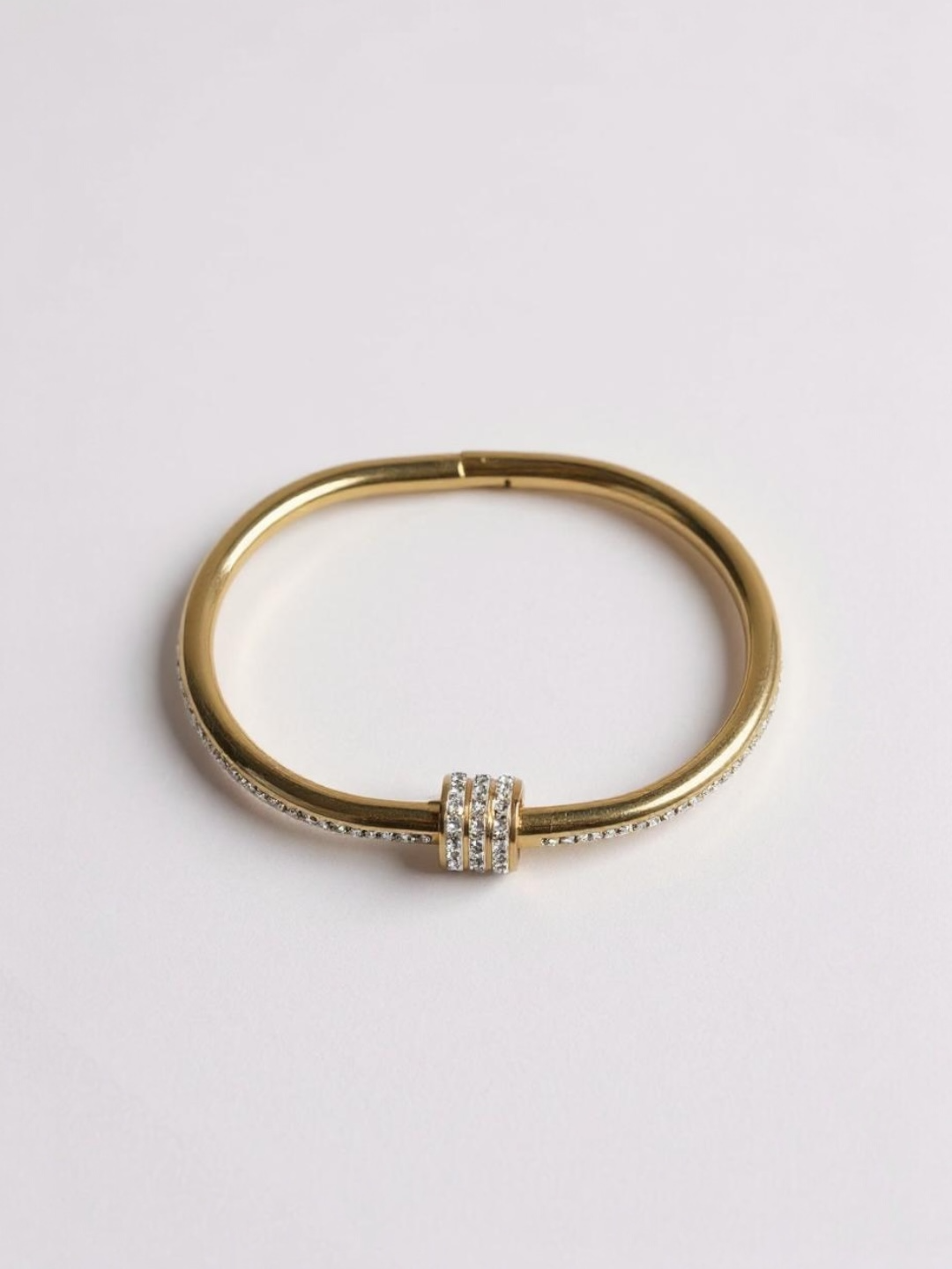 Titanium Zircon Bangle