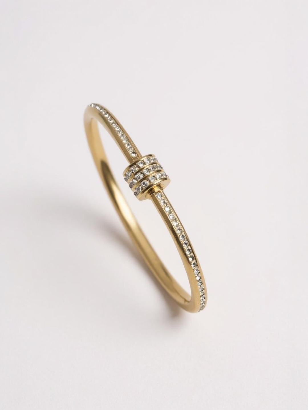 Titanium Zircon Bangle