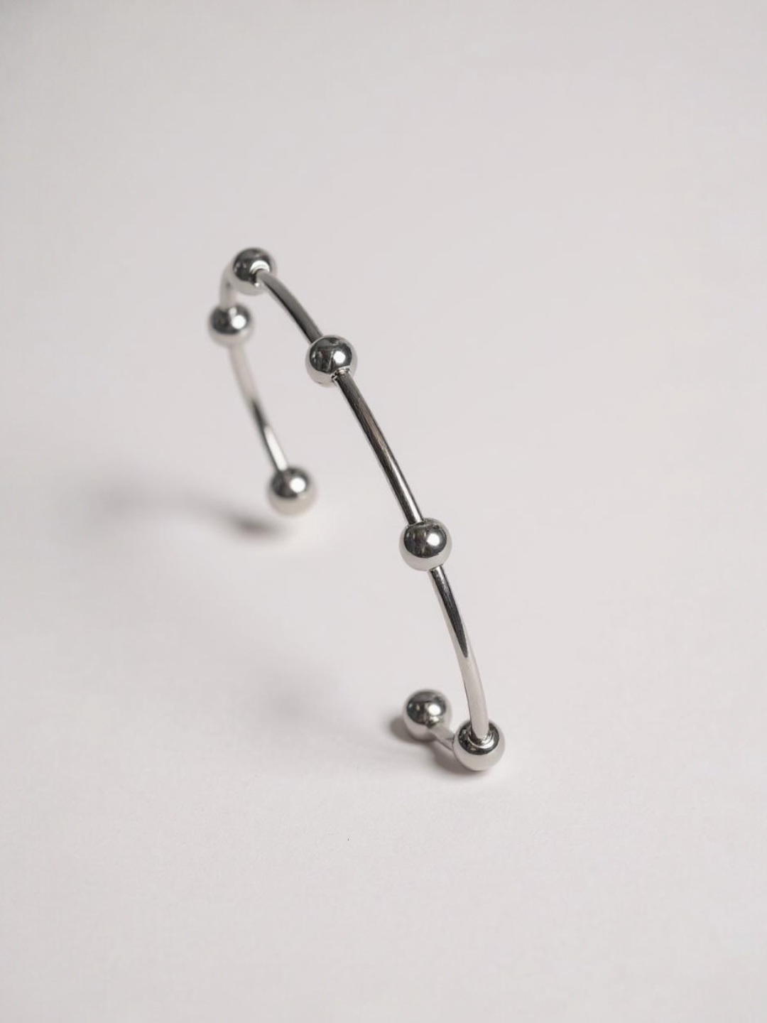 Multiround Balls Open Bracelet