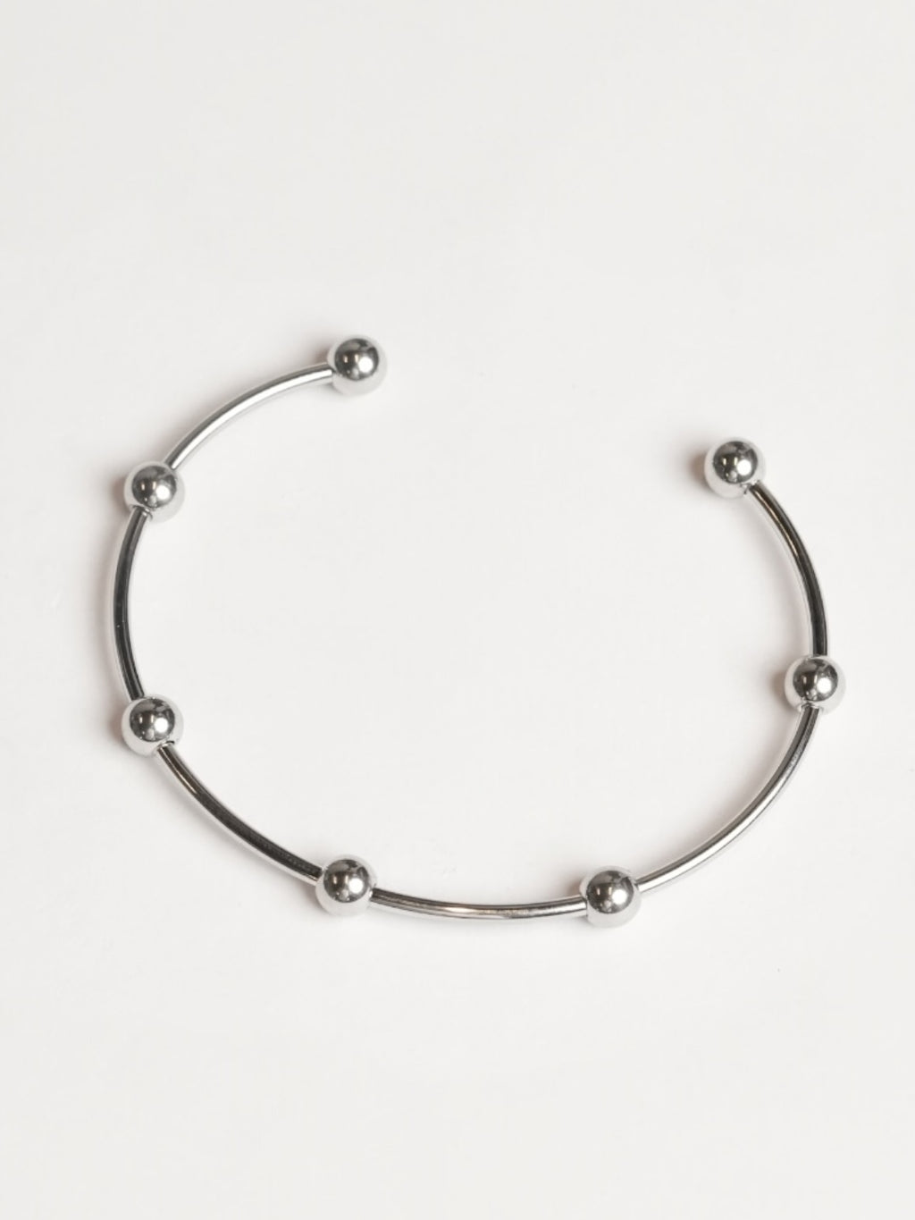 Multiround Balls Open Bracelet