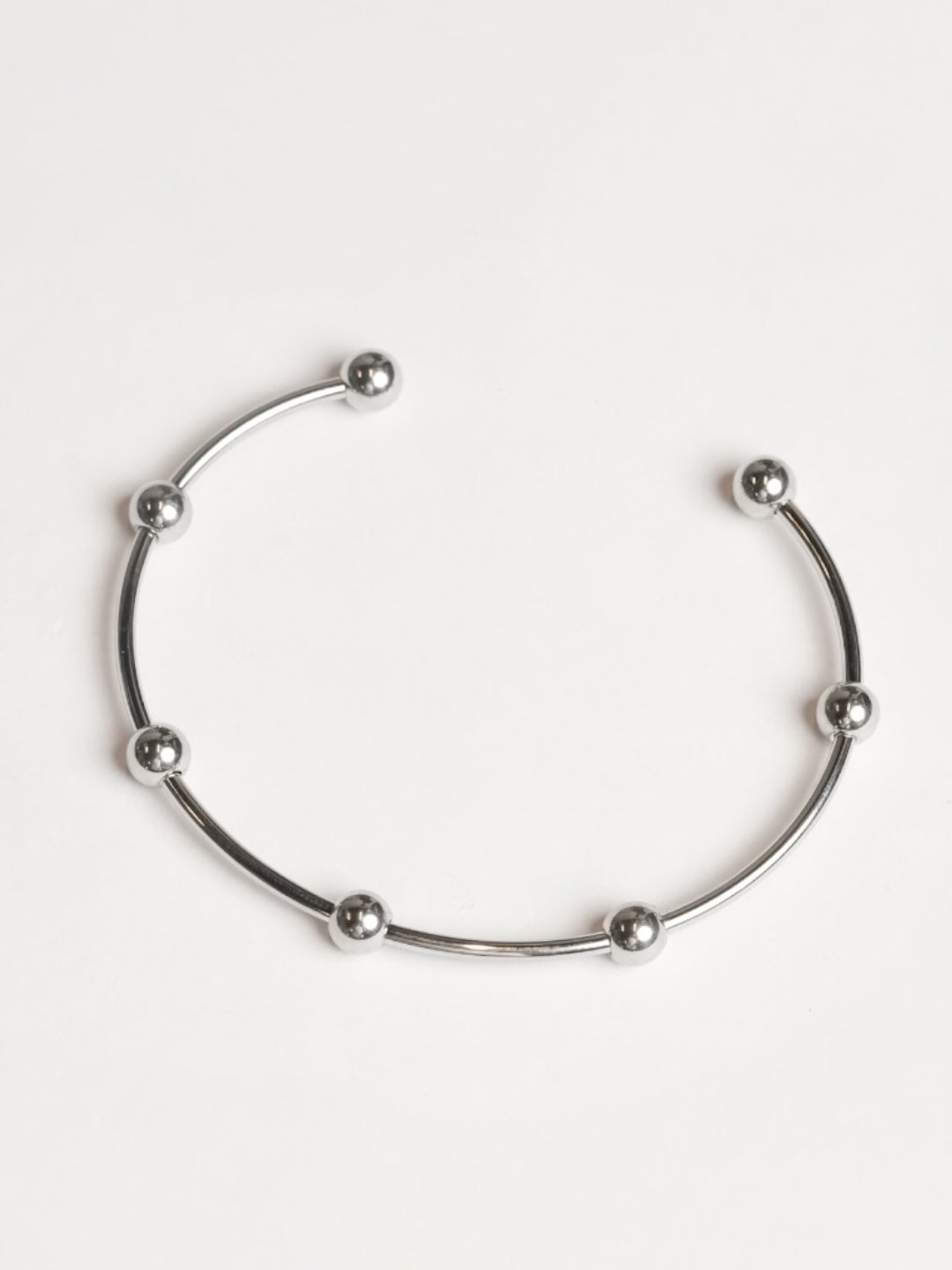Multiround Balls Open Bracelet