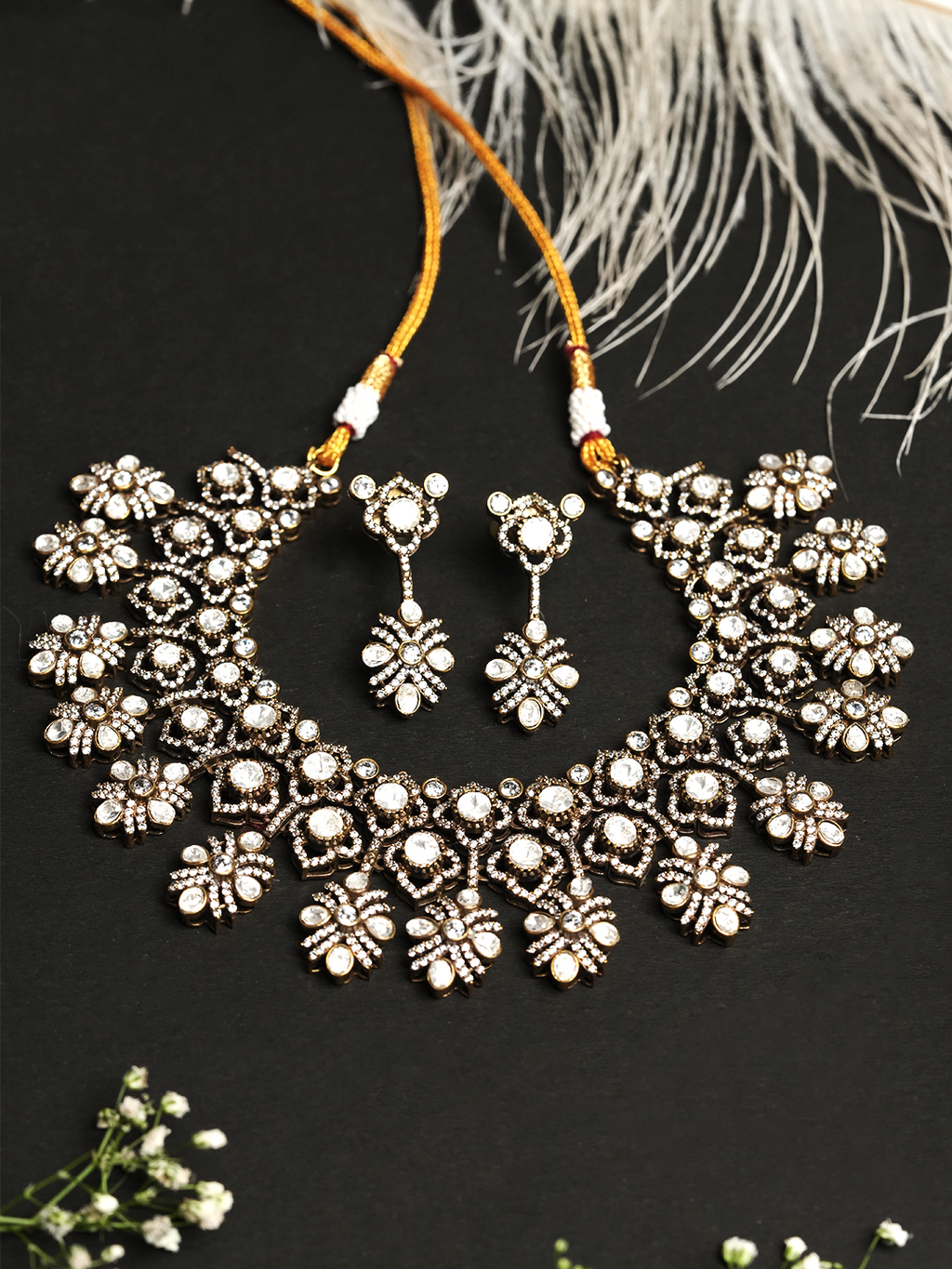 Heavy Antique Polish Victorian Necklace