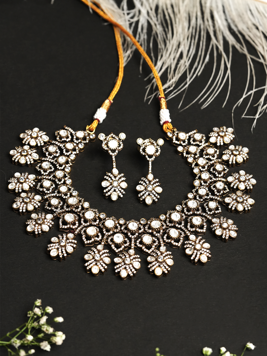Heavy Antique Polish Victorian Necklace
