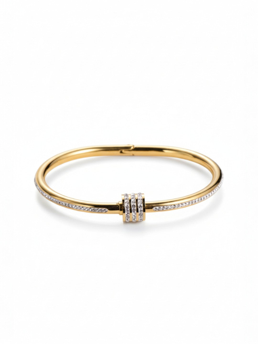 Titanium Zircon Bangle