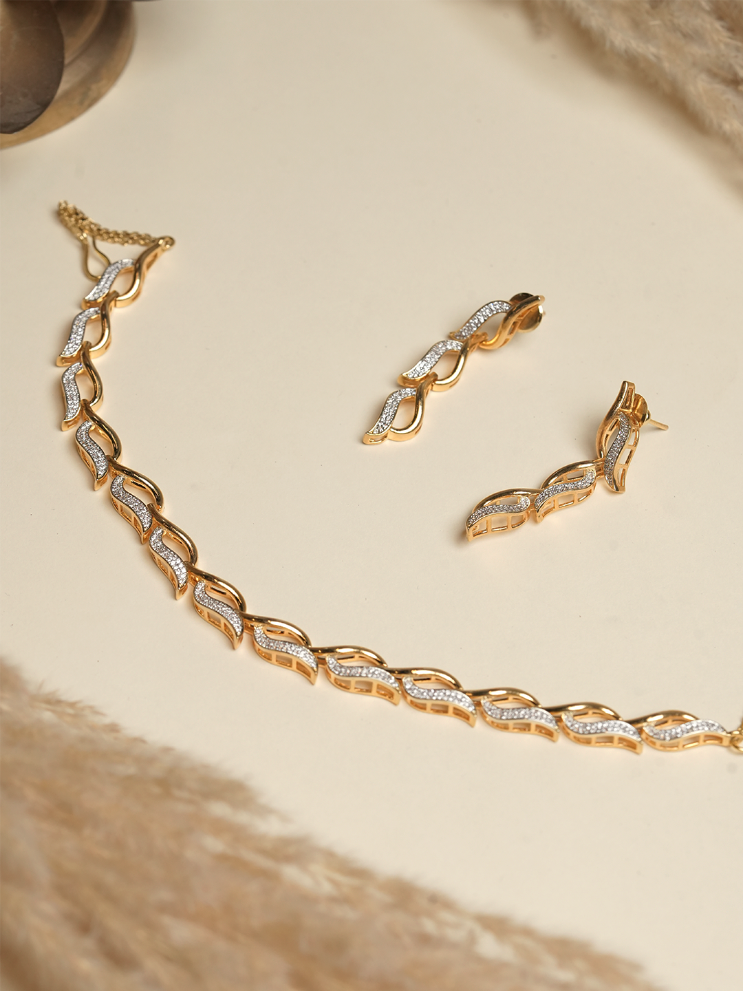 Golden AD Necklace