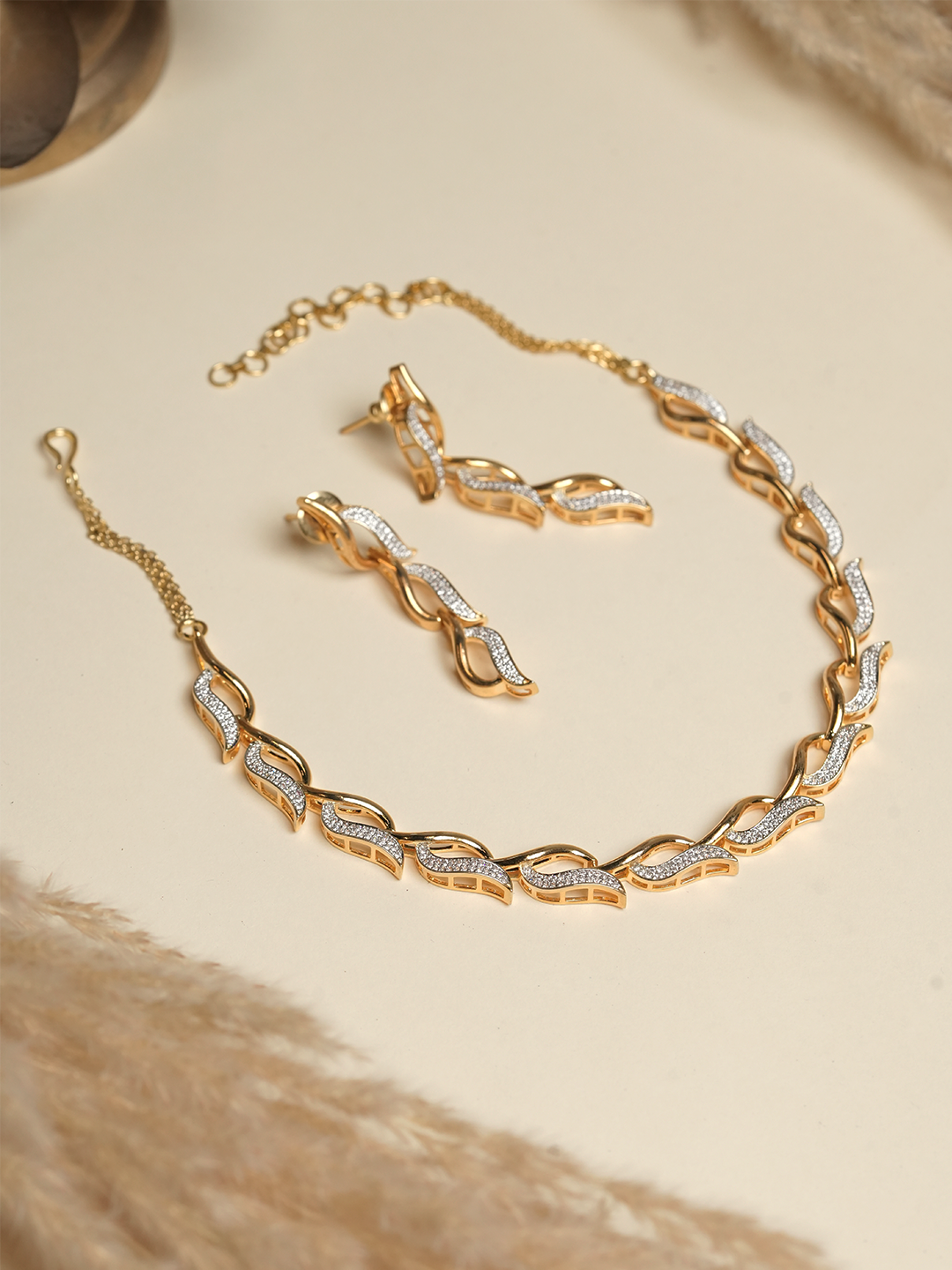 Golden AD Necklace