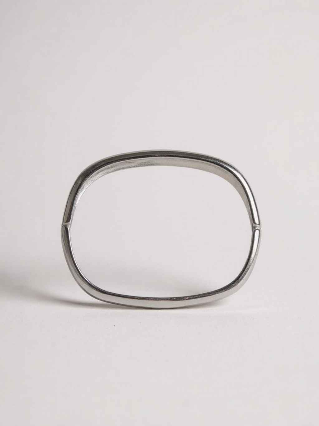Buckle Steel Silver Bracelet