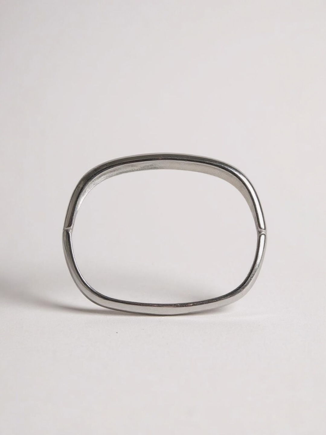 Buckle Steel Silver Bracelet