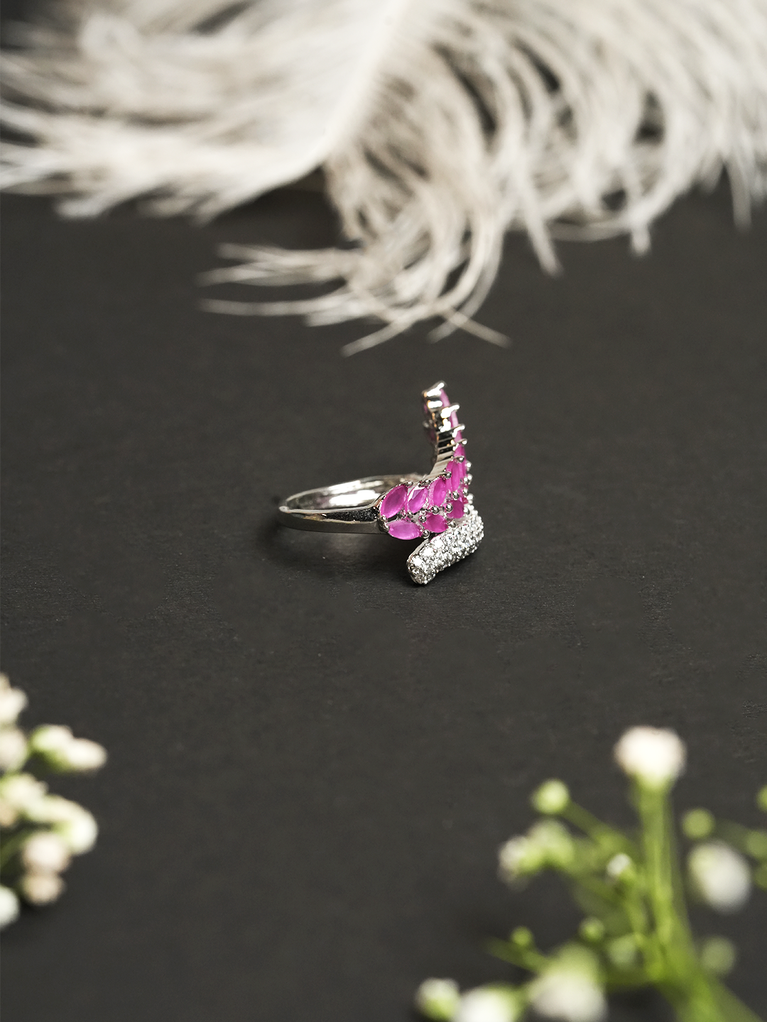 Small Designer AD Ring