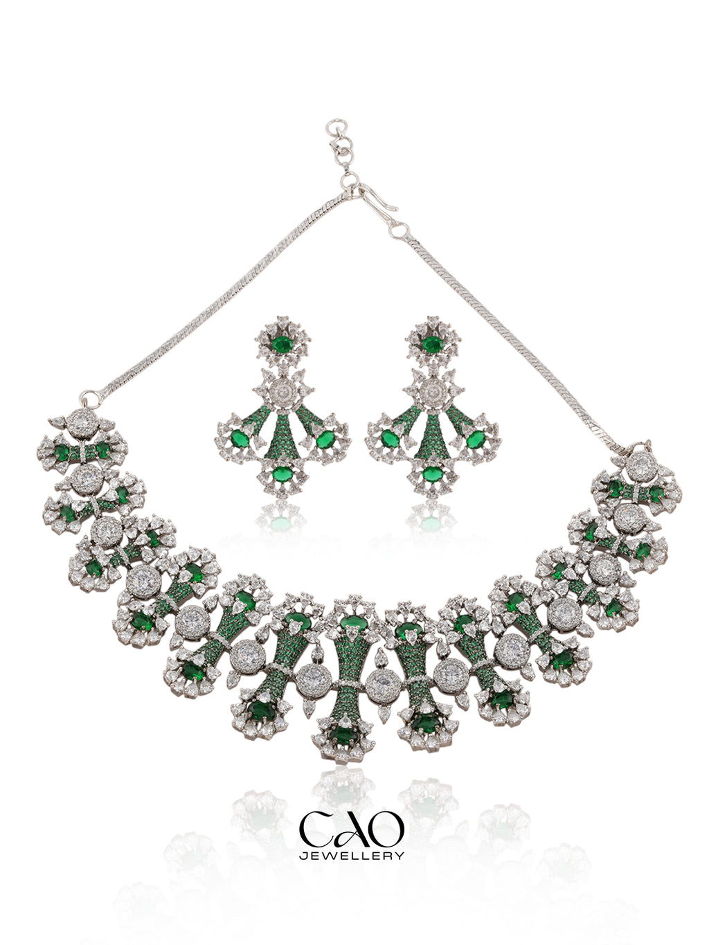 Emerald Cascade Necklace